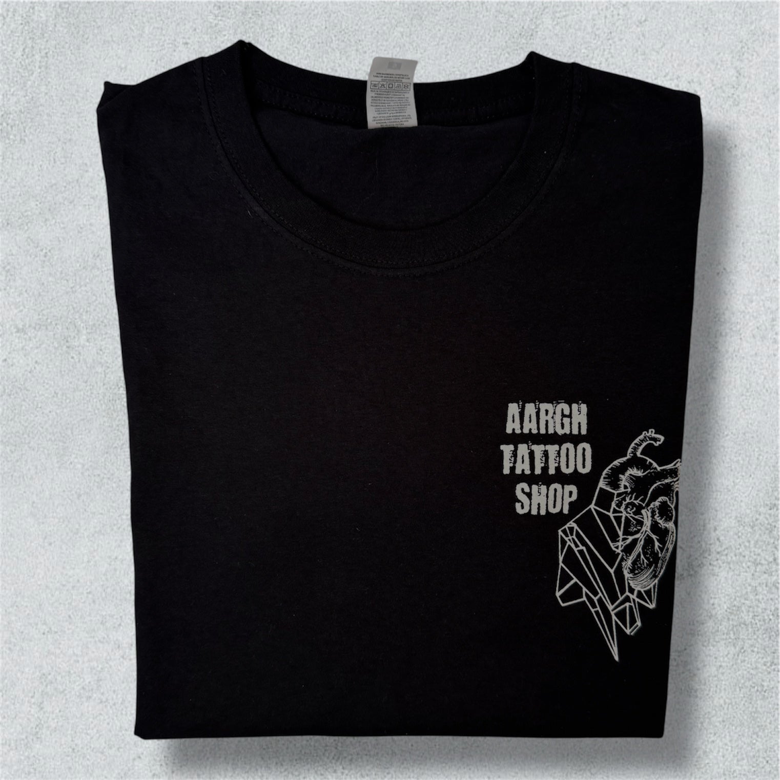 AARGH Tattoo Shop Black Shirt (S) - NABE vintage