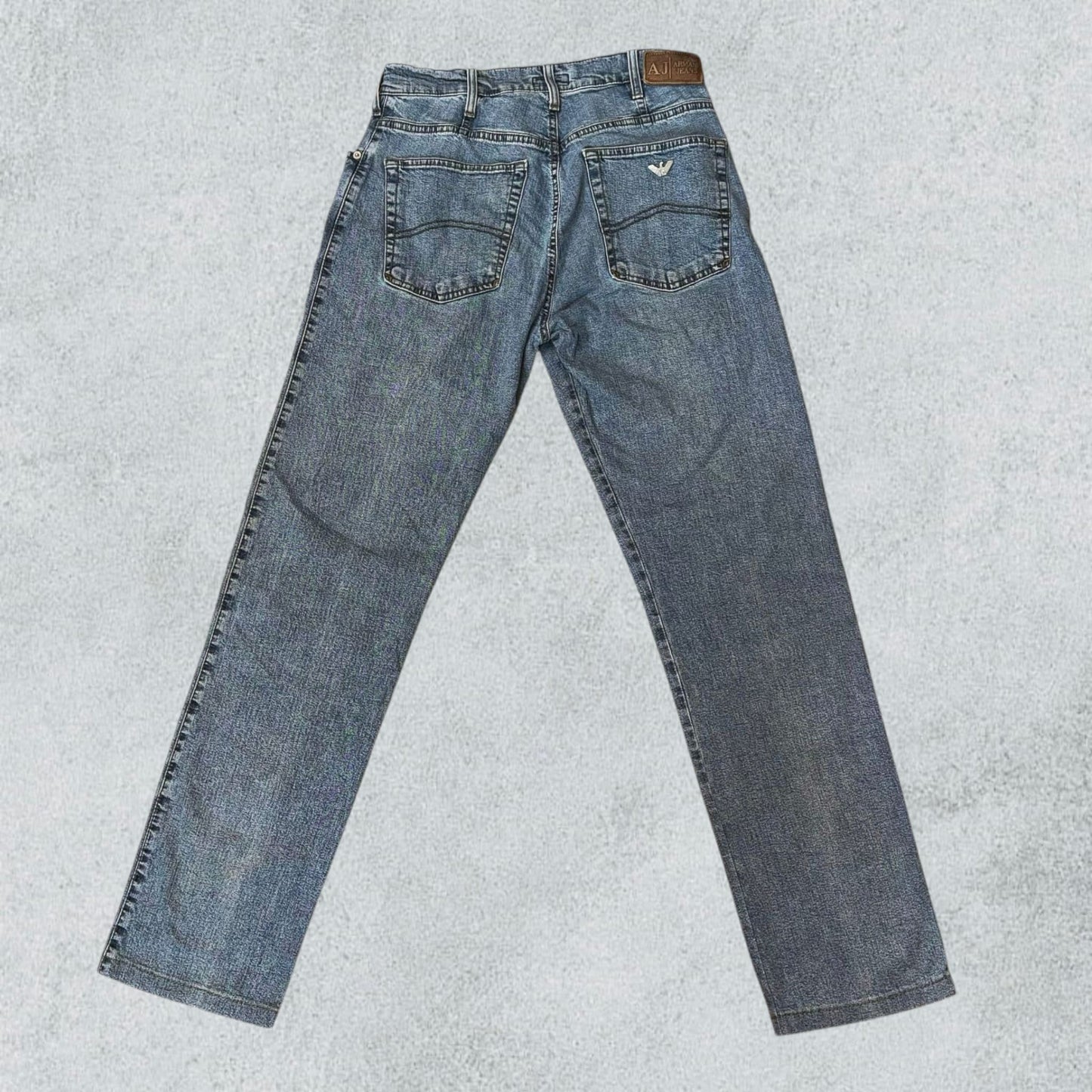 Jeans Armani Mens Blue Denim Vintage 90s