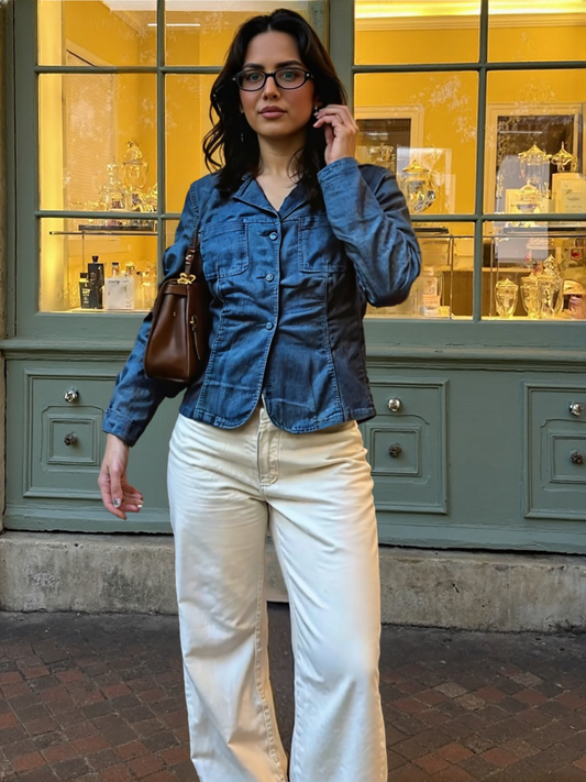 Grey Jean Jacket