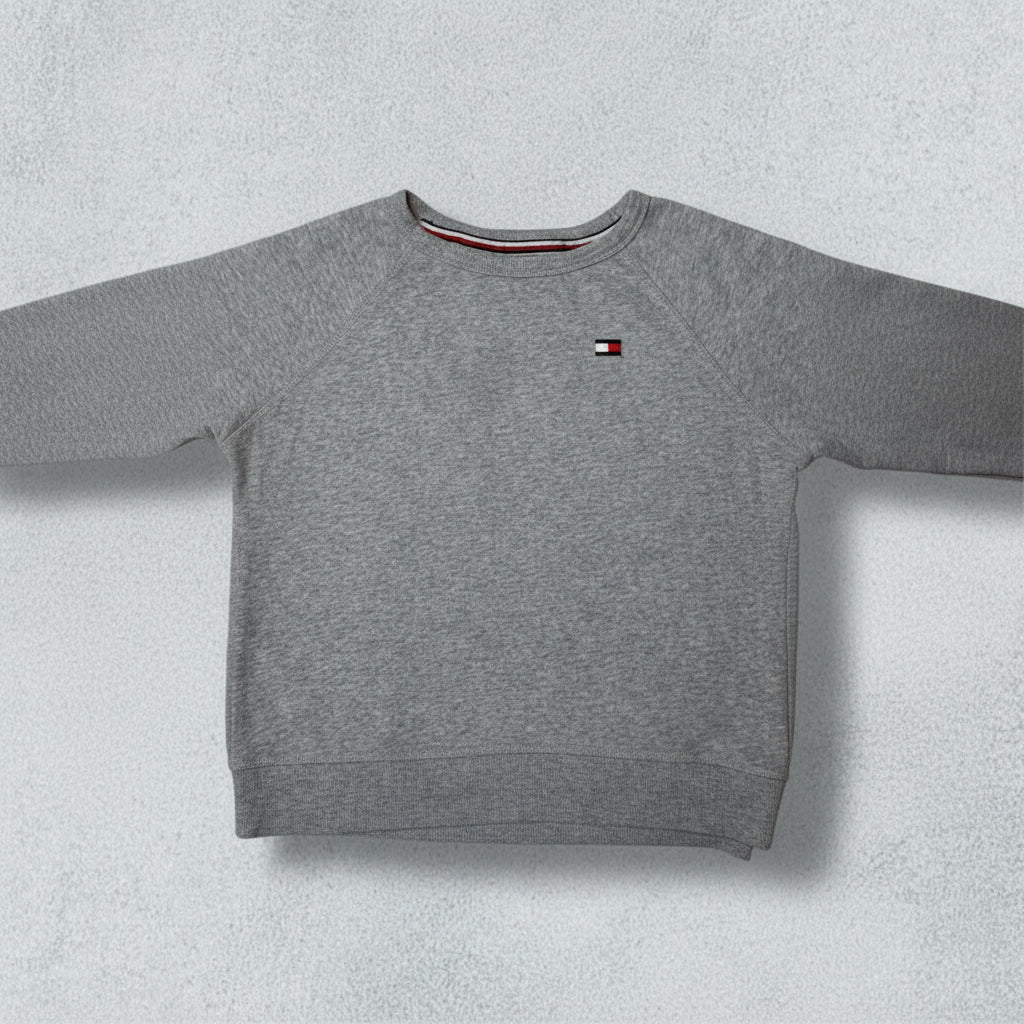 Tommy Hilfiger Grey Sweat-shirt (L) - NABE vintage