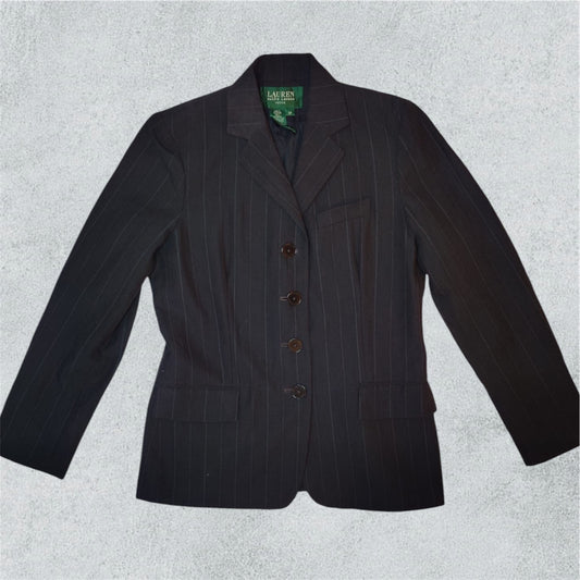 Ralph Lauren Brown Stripped Vintage Blazer (S) - NABE vintage
