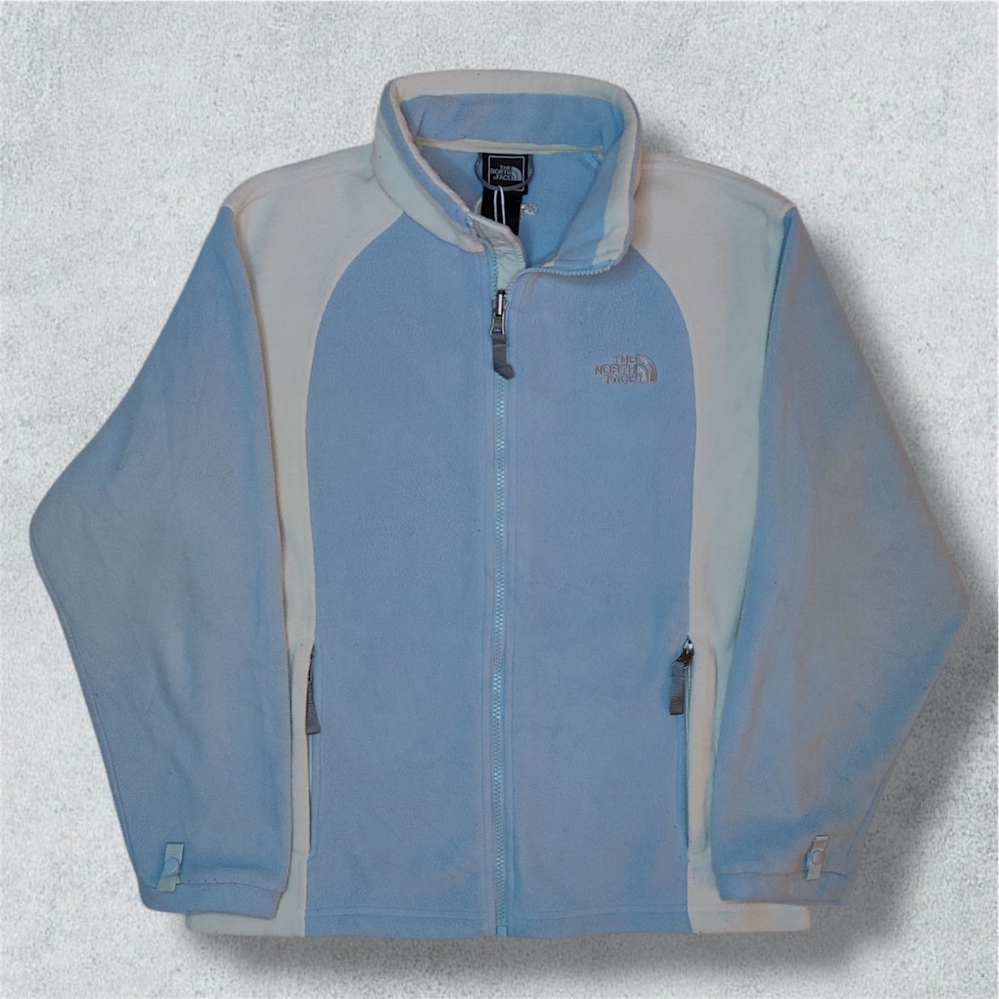 The North Face Blue And White Fleece (L) - NABE vintage
