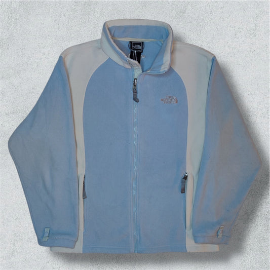 The North Face Blue And White Fleece (L) - NABE vintage