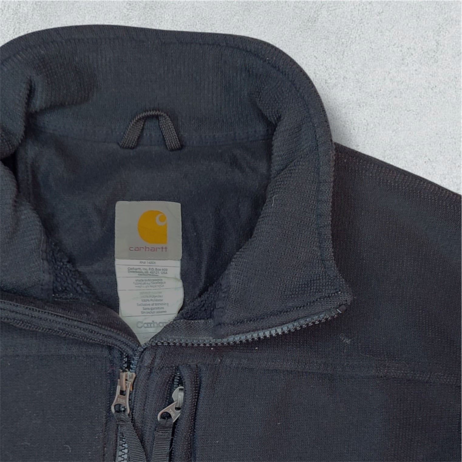 Carhartt Mens Full Zip Relaxed Fit Fleece Jacket (REGULAR) - NABE vintage