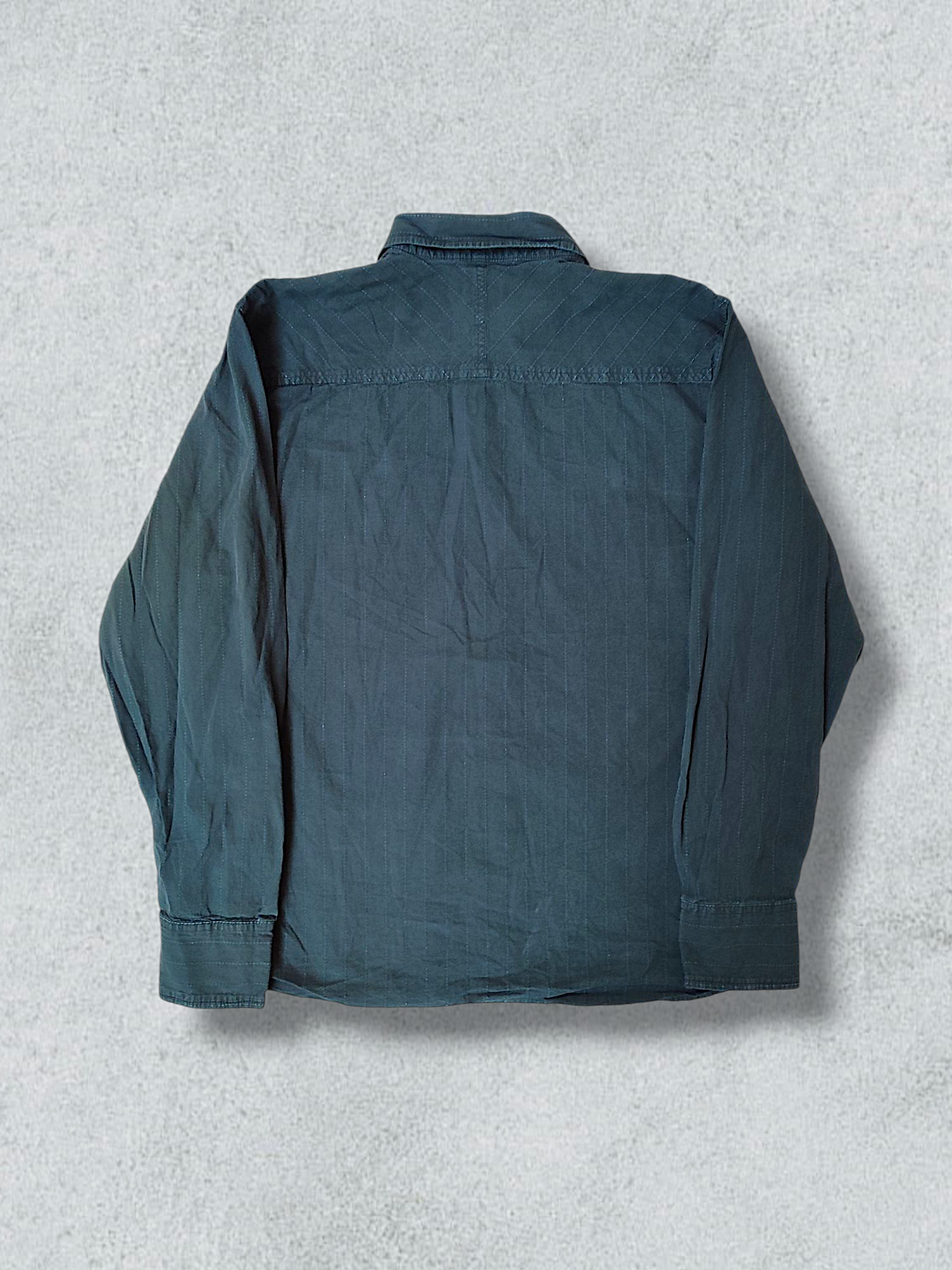 Lee Black Long Sleeve Shirt with Striped Stitching