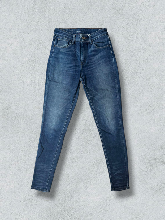 Jeans Levi's High Rise Skinny Blue Denim - NABE vintage