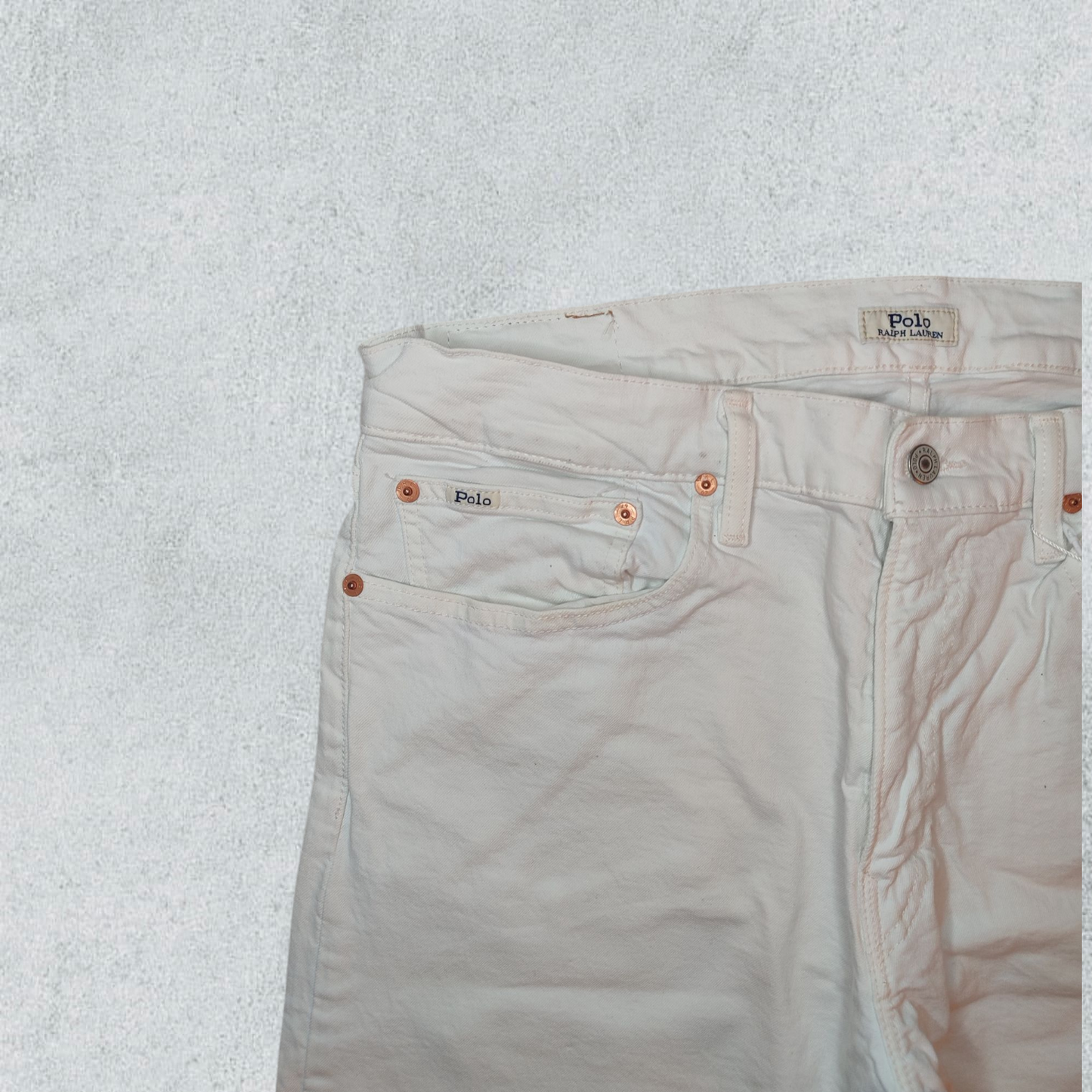 Polo Ralph Lauren Jeans White  Classic Fit - NABE vintage