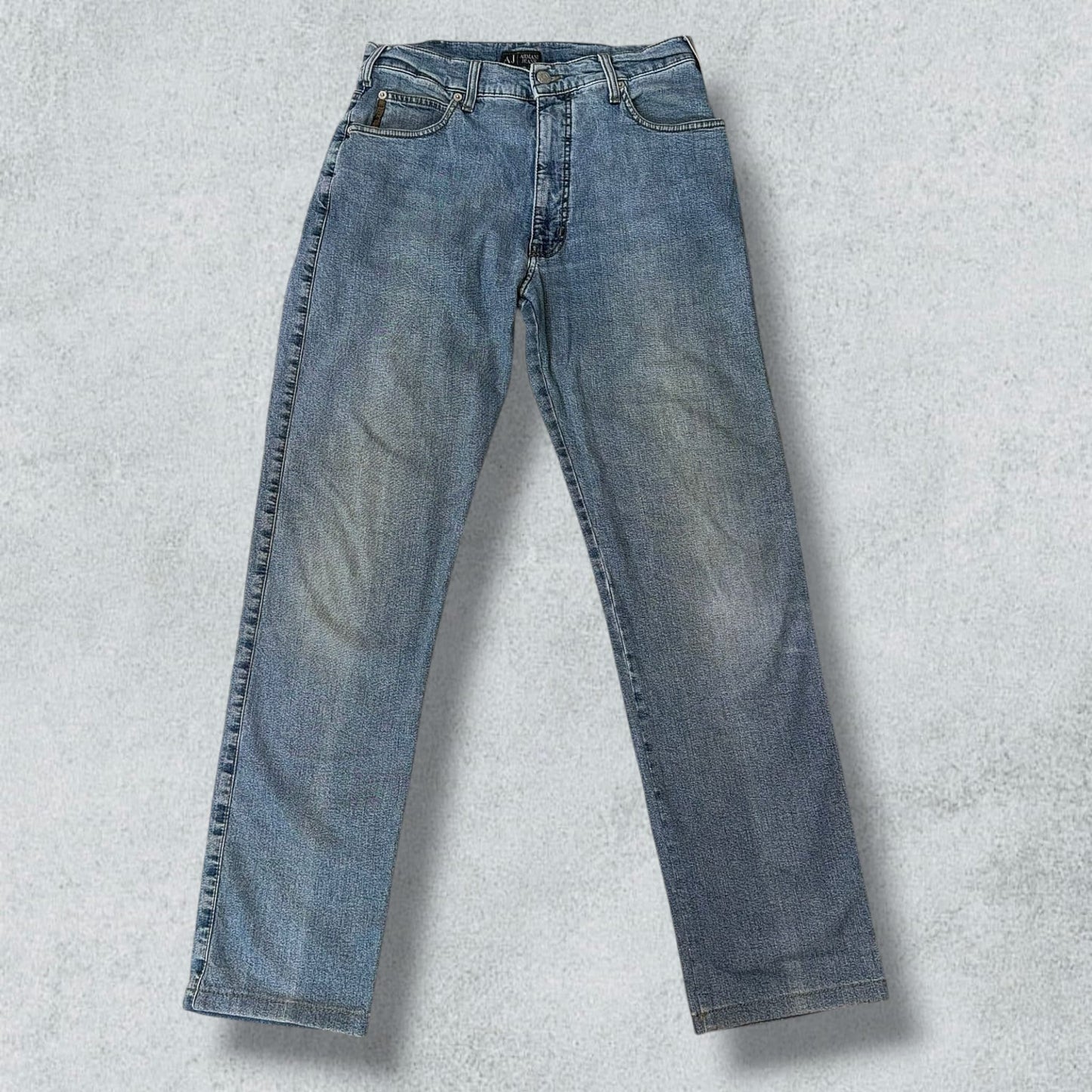 Jeans Armani Mens Blue Denim Vintage 90s