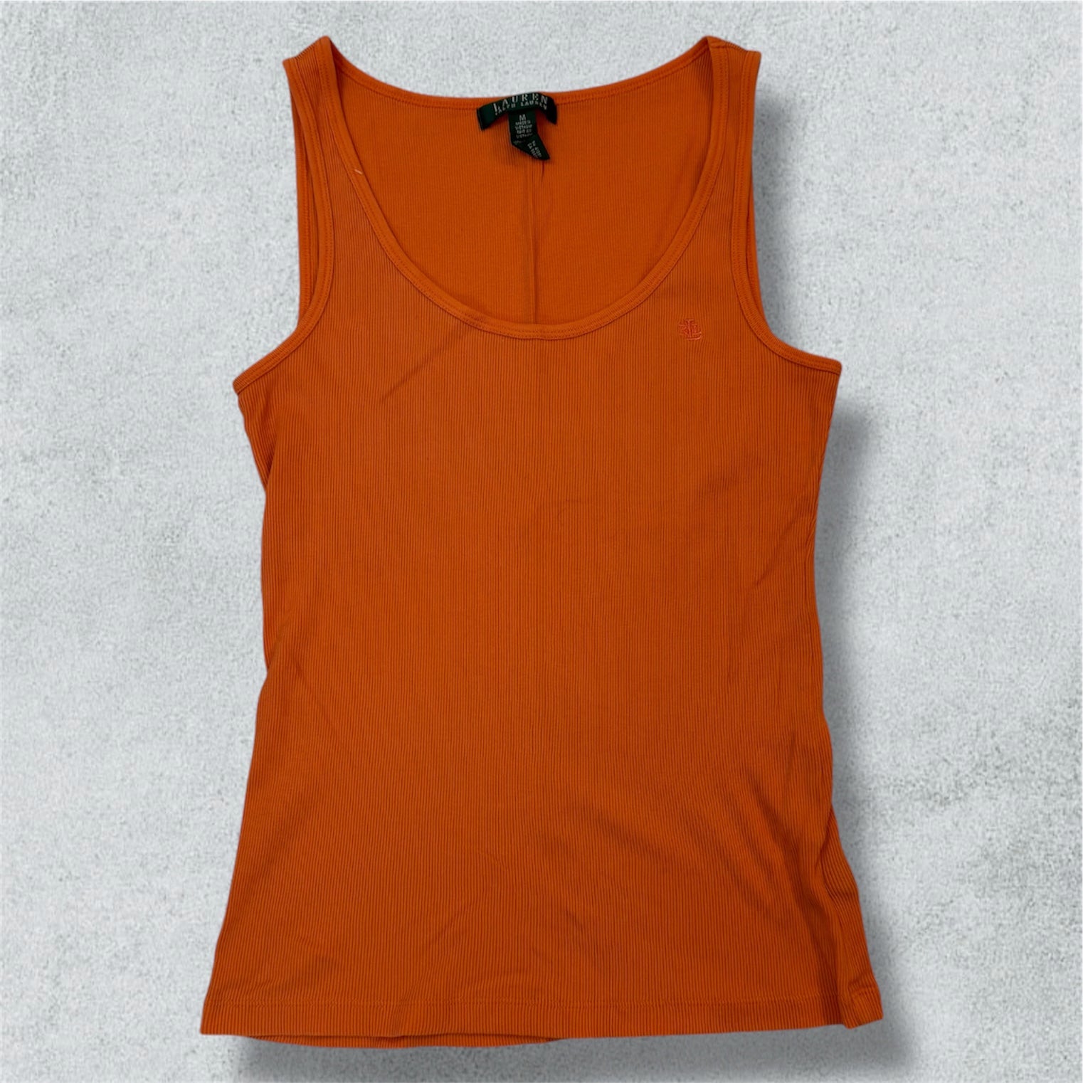 Ralph Lauren Orange Tank Top (M) - NABE vintage