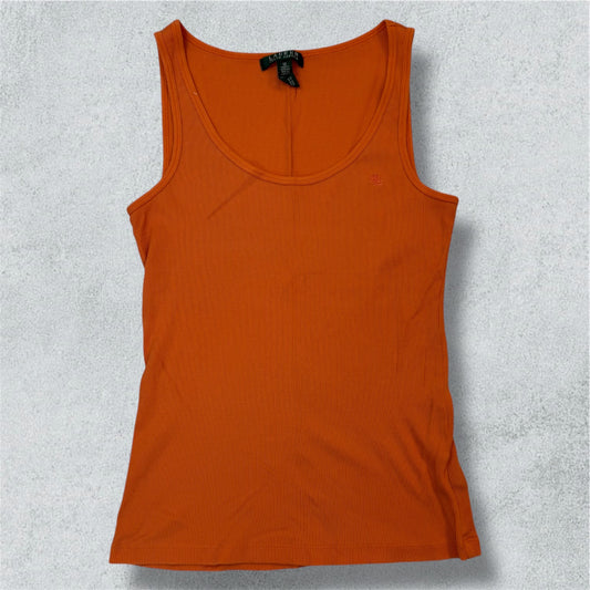 Ralph Lauren Orange Tank Top (M) - NABE vintage