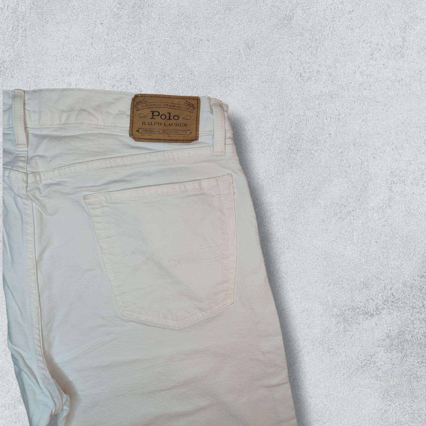 Polo Ralph Lauren Jeans White  Classic Fit - NABE vintage