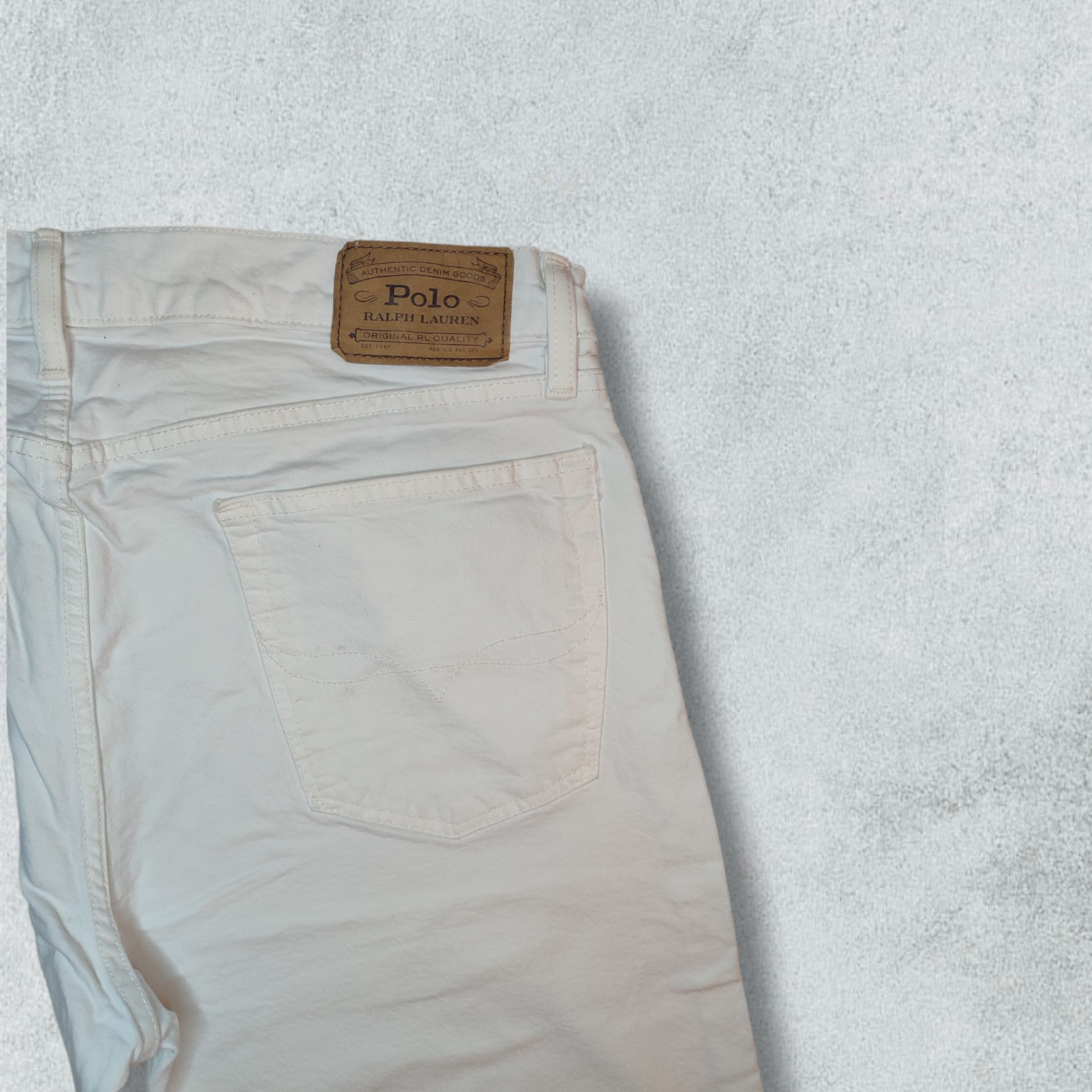 Polo Ralph Lauren Jeans White  Classic Fit - NABE vintage
