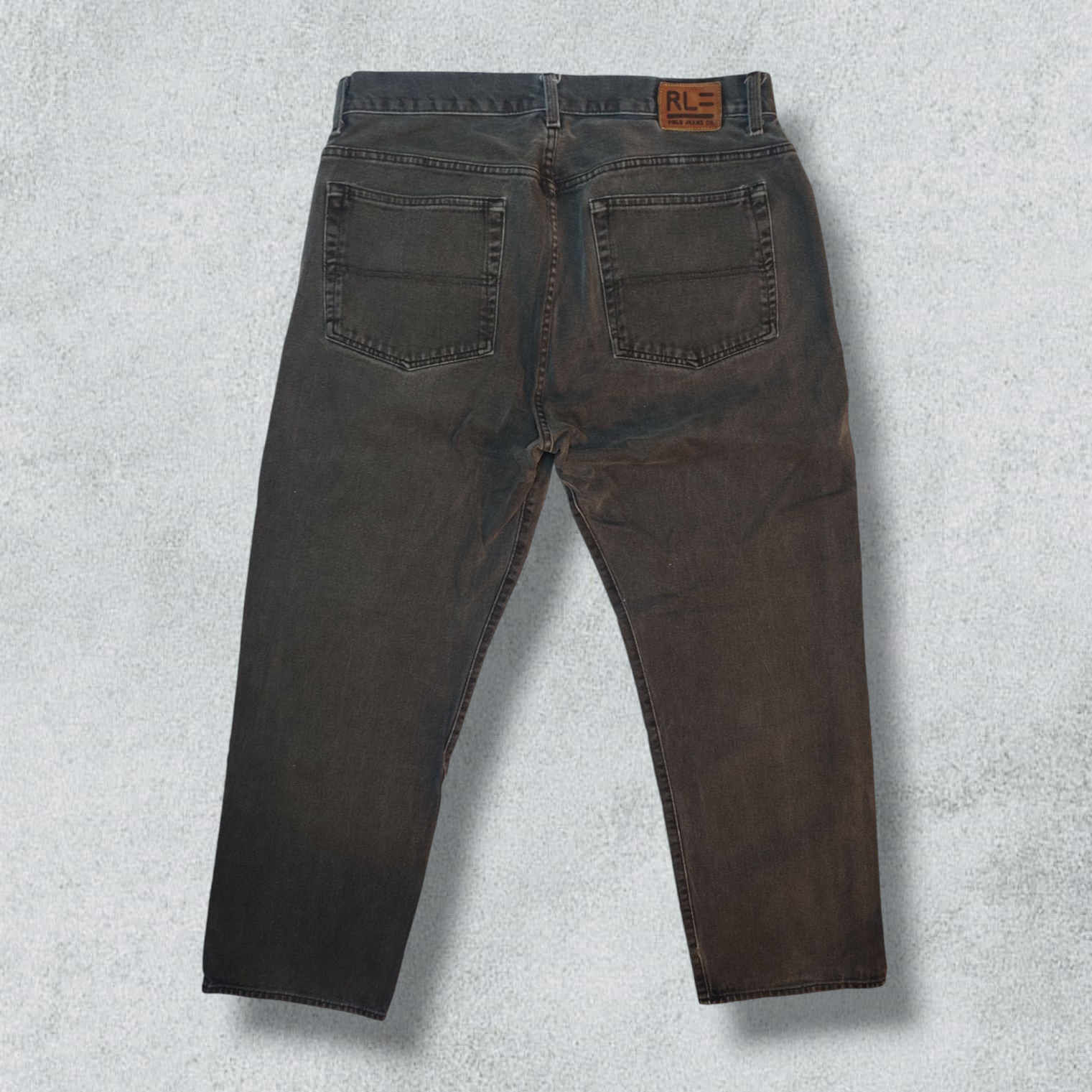 Polo Ralph Lauren Jeans Relaxed Classic Fit Black Denim - NABE vintage
