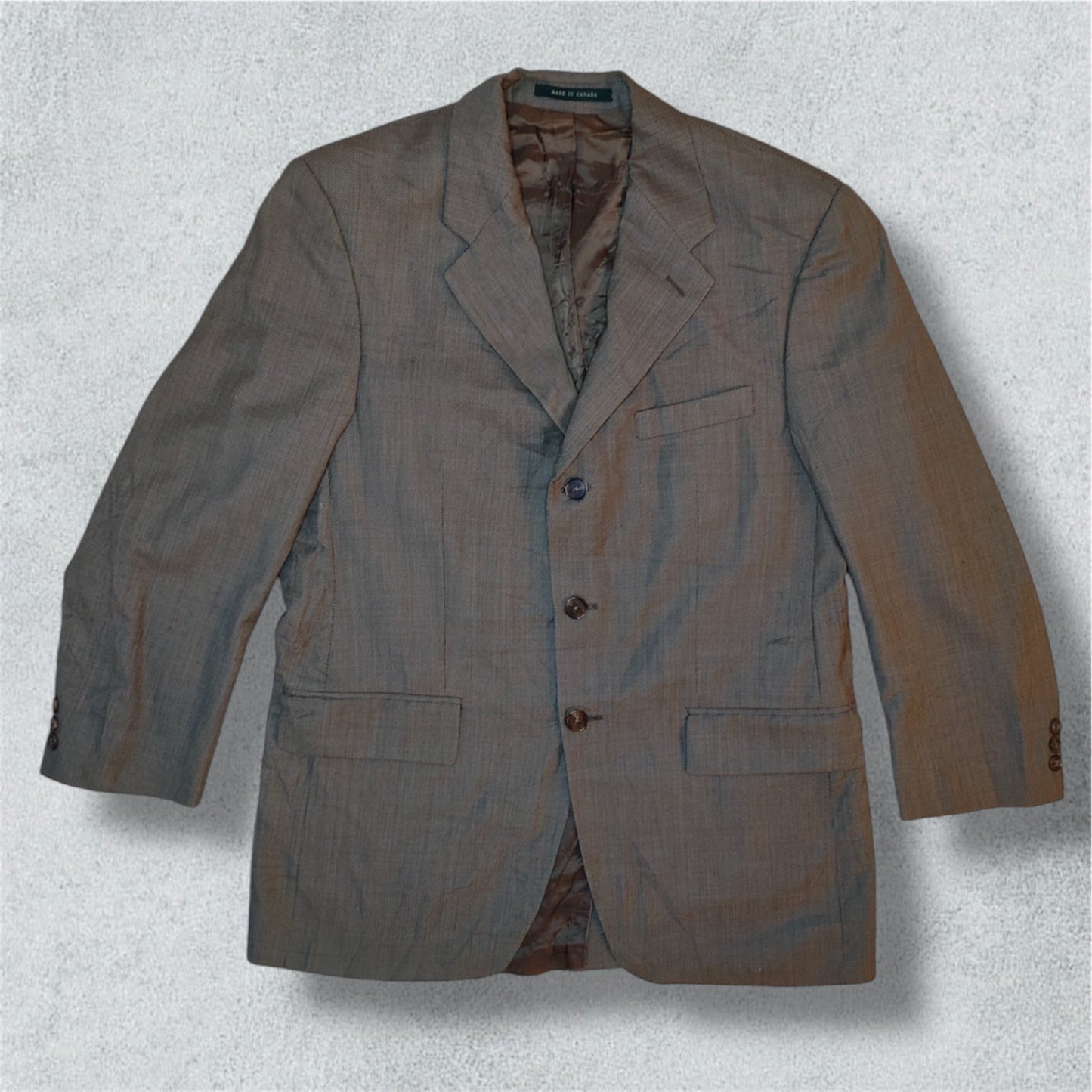 Ralph Lauren Brown Silk Blazer (L) - NABE vintage