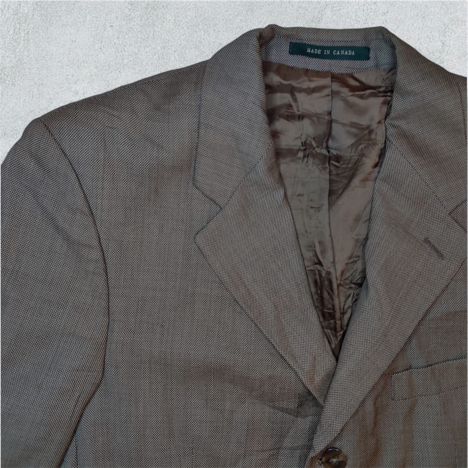 Ralph Lauren Brown Silk Blazer (L) - NABE vintage