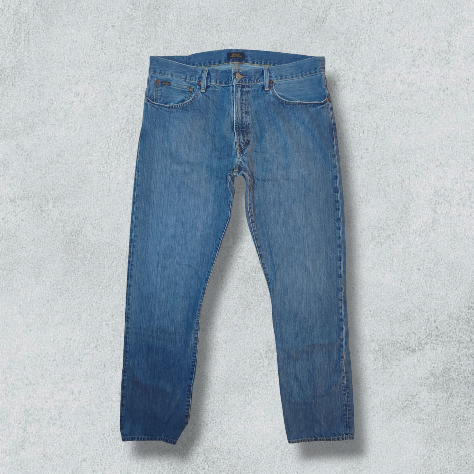 Polo Ralph Lauren Hampton Relaxed Straight Stretch Denim Men's Jeans - NABE vintage