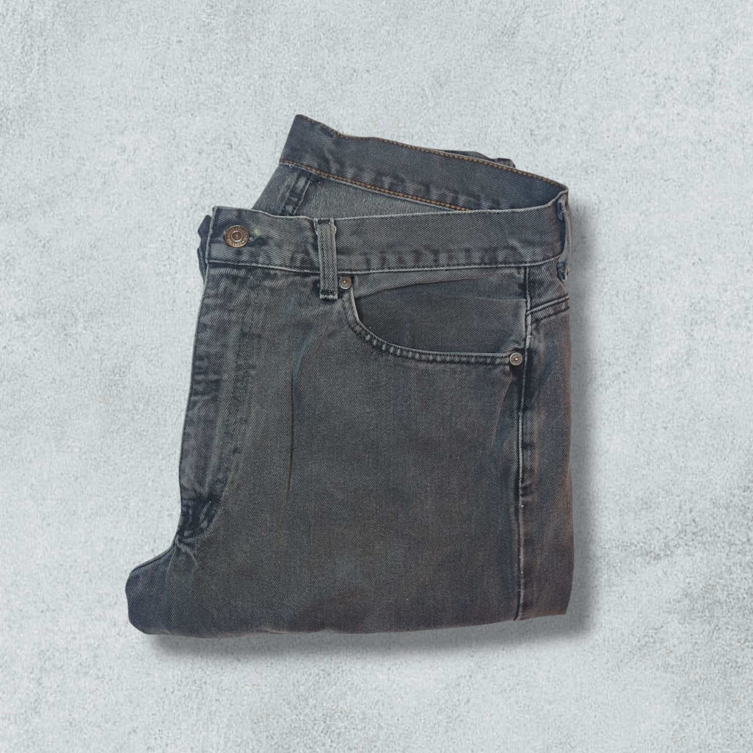 Polo Ralph Lauren Jeans Relaxed Classic Fit Black Denim - NABE vintage