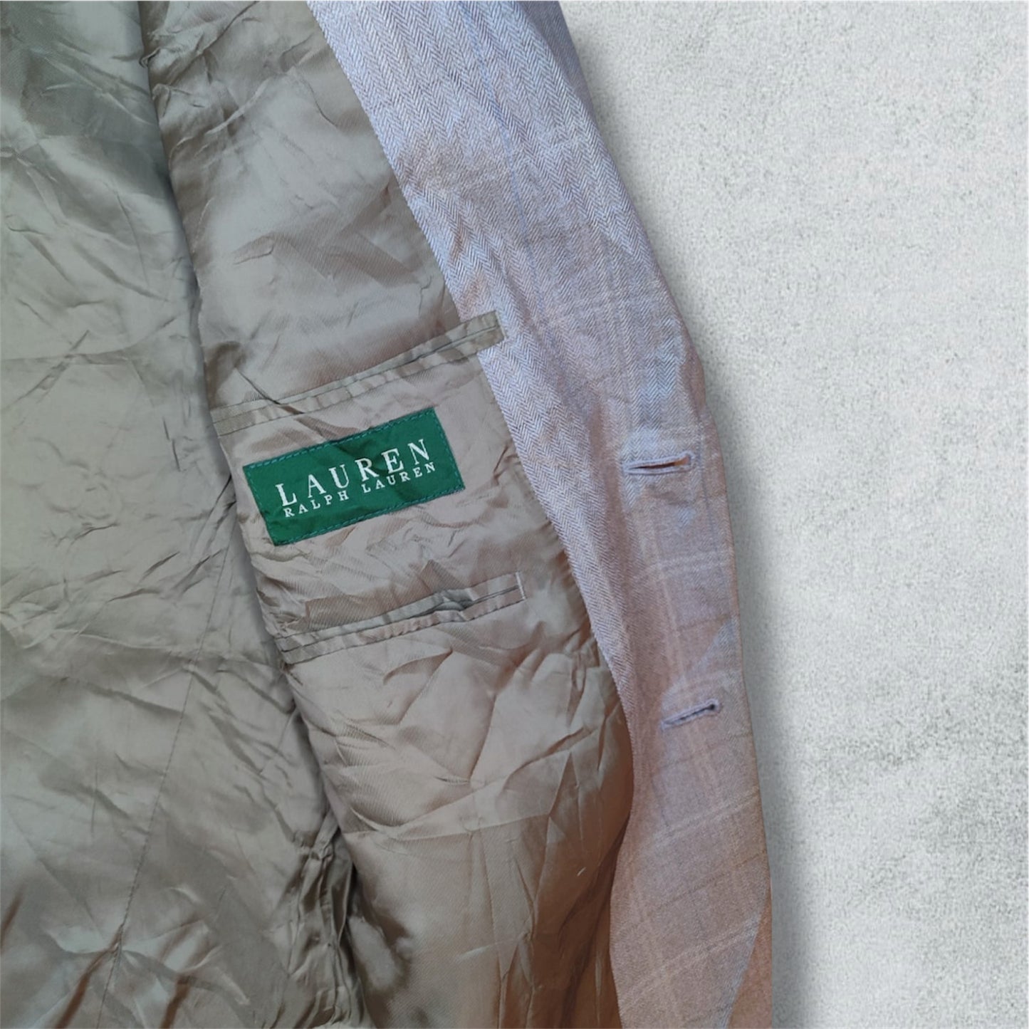 Ralph Lauren Gridded Vintage Blazer (XL) - NABE vintage