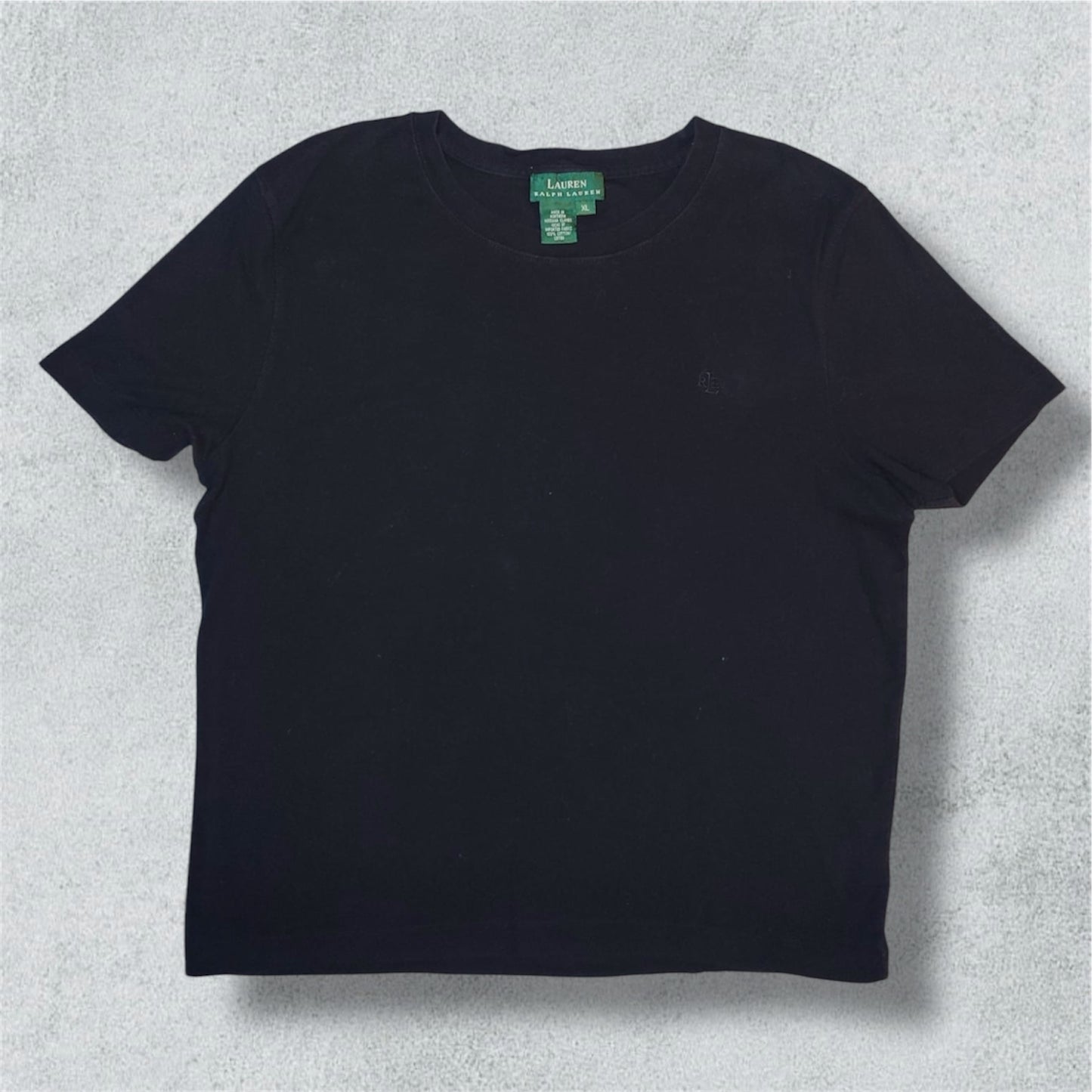 Ralph Lauren Black Shirt Short Sleeves (XL) - NABE vintage