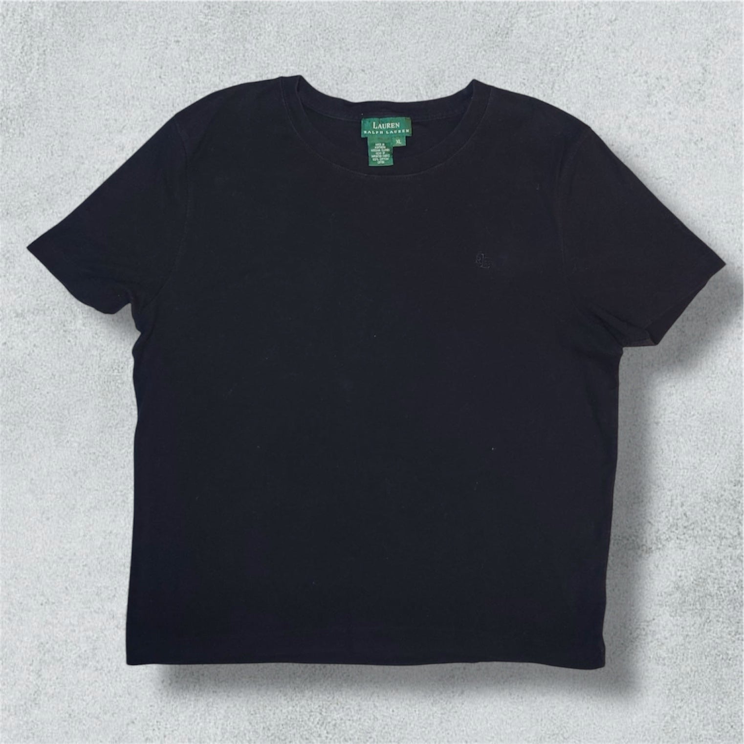 Ralph Lauren Black Shirt Short Sleeves (XL) - NABE vintage