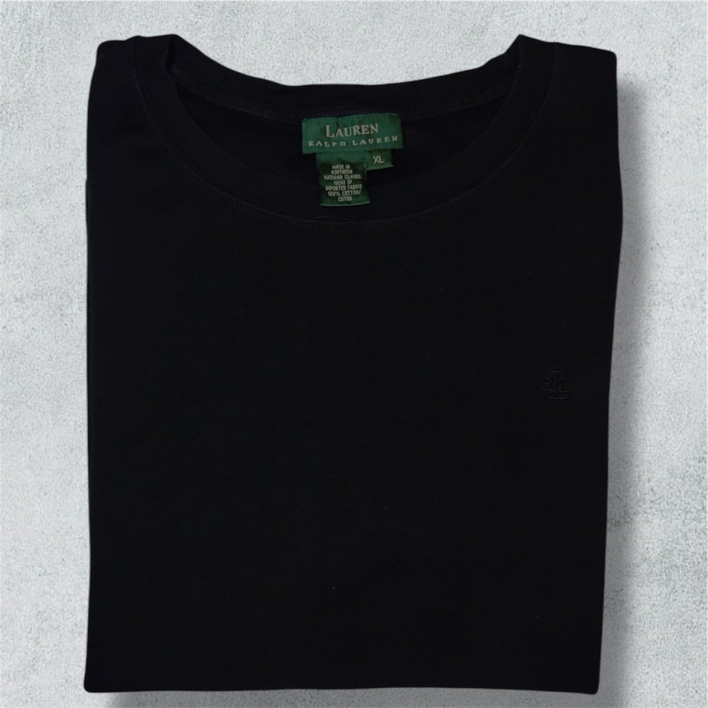 Ralph Lauren Black Shirt Short Sleeves (XL) - NABE vintage