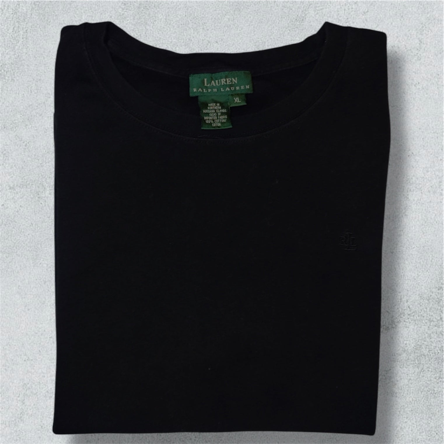 Ralph Lauren Black Shirt Short Sleeves (XL) - NABE vintage
