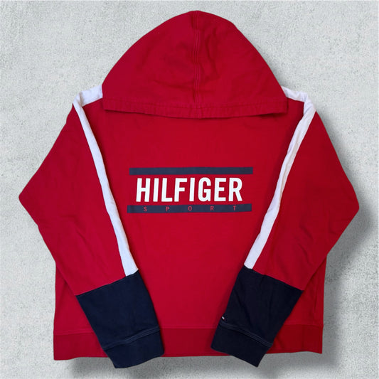 Tommy Hilfiger Classic Red Hoodie (M) - NABE vintage