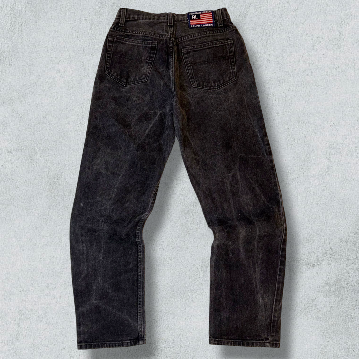 Ralph Lauren Women’s Black Denim Jeans - NABE vintage