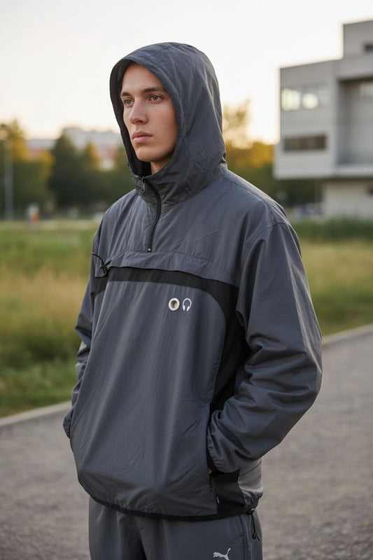 Puma Anorak Windproof - Half-Zipper -Hoodie US