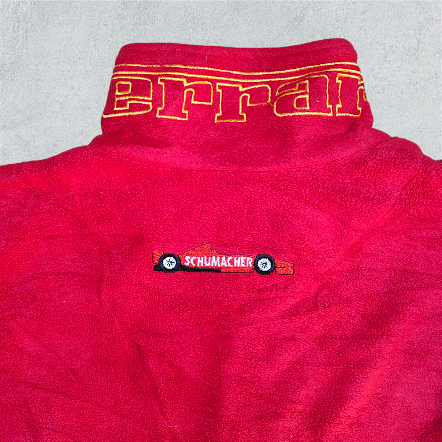 Vintage Ferrari Michael Schumacher Fleece Jacket