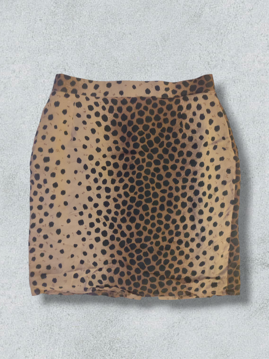 Leopard Print Skirt