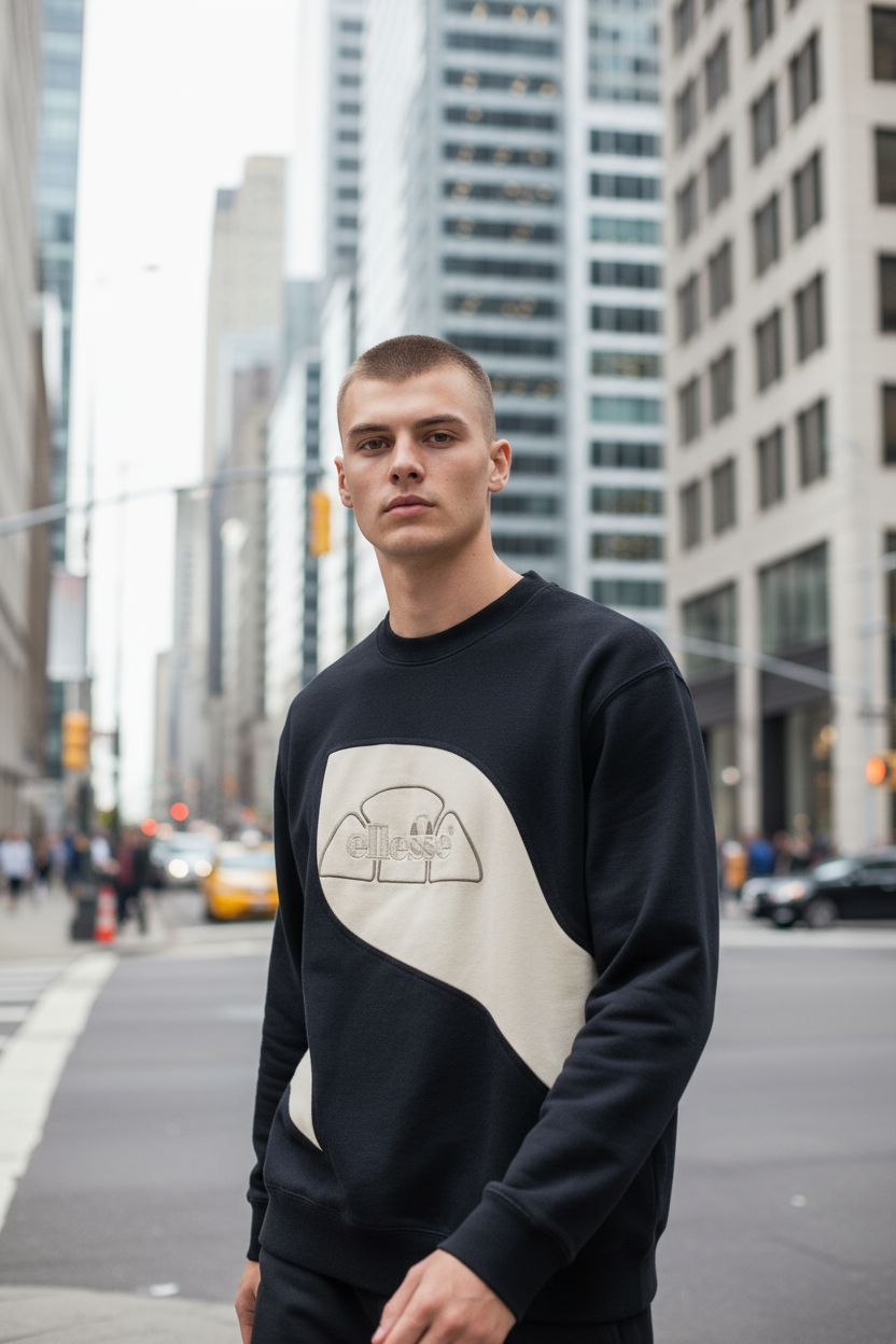 Ellesse Rework Sweater Two-Tone Vintage