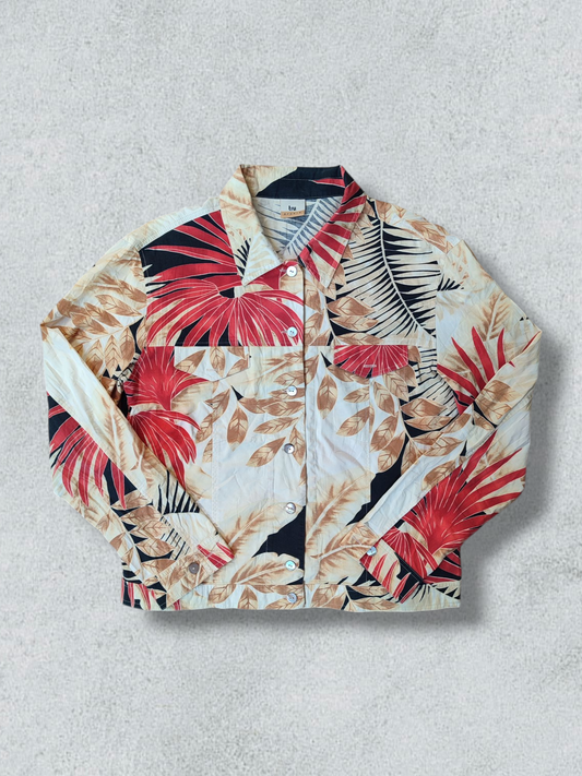 Vintage Hawaiian Style Shirt for Women