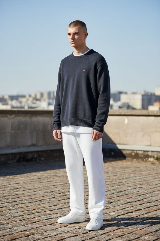 Tommy Hilfiger 90s Crew Neck Sweater 100% Cotton