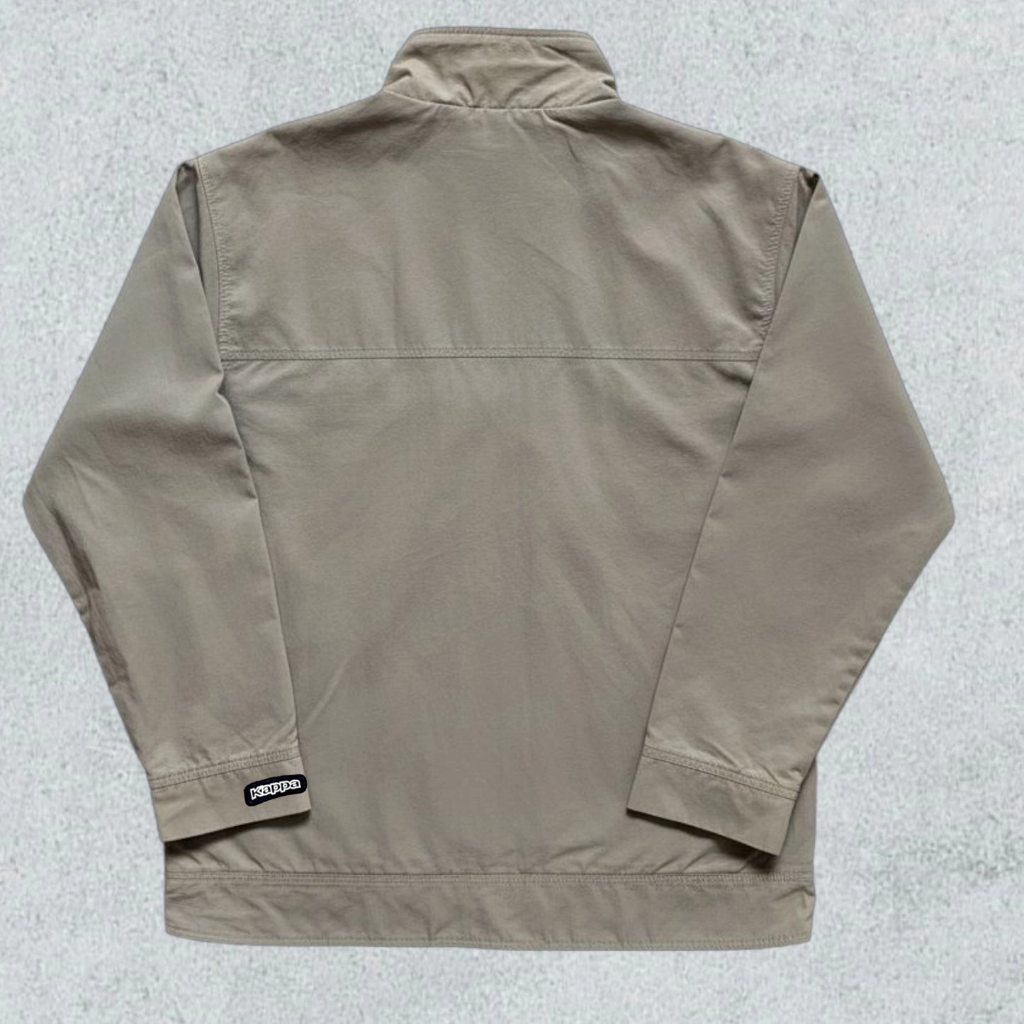 Kappa Beige Jacket Coat Zipper Jacket