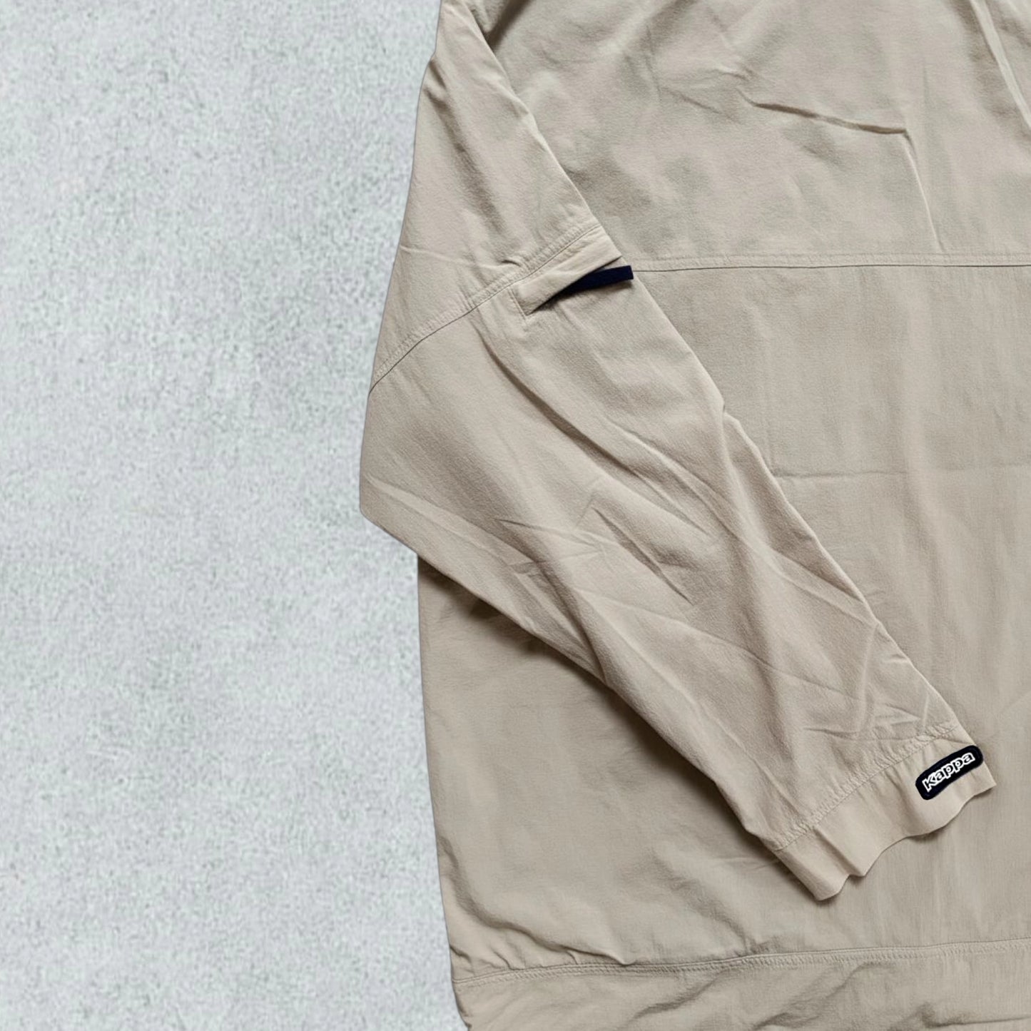 Kappa Beige Jacket Coat Zipper Jacket