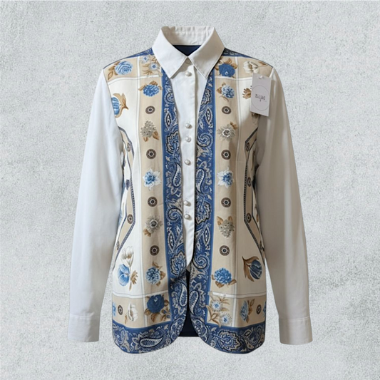 Embroidered Boho Floral Vest