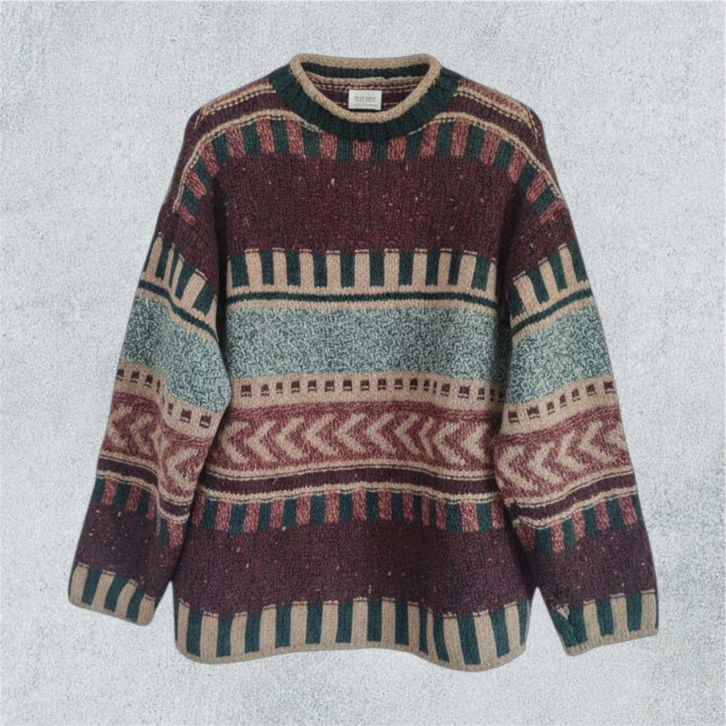 90s Vintage Shetland Knitwear By United Colors of Benetton