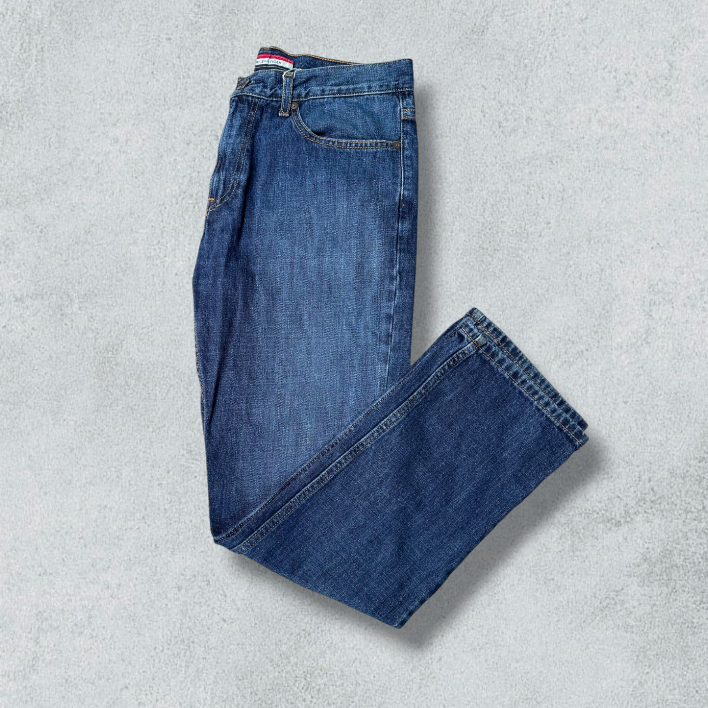 Tommy Hilfiger Straight Leg Jeans Blue - NABE vintage