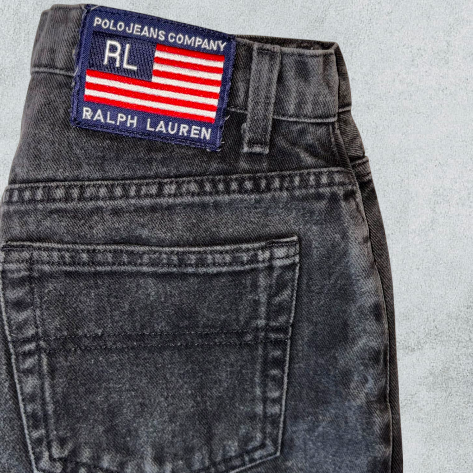 Ralph Lauren Women’s Black Denim Jeans - NABE vintage