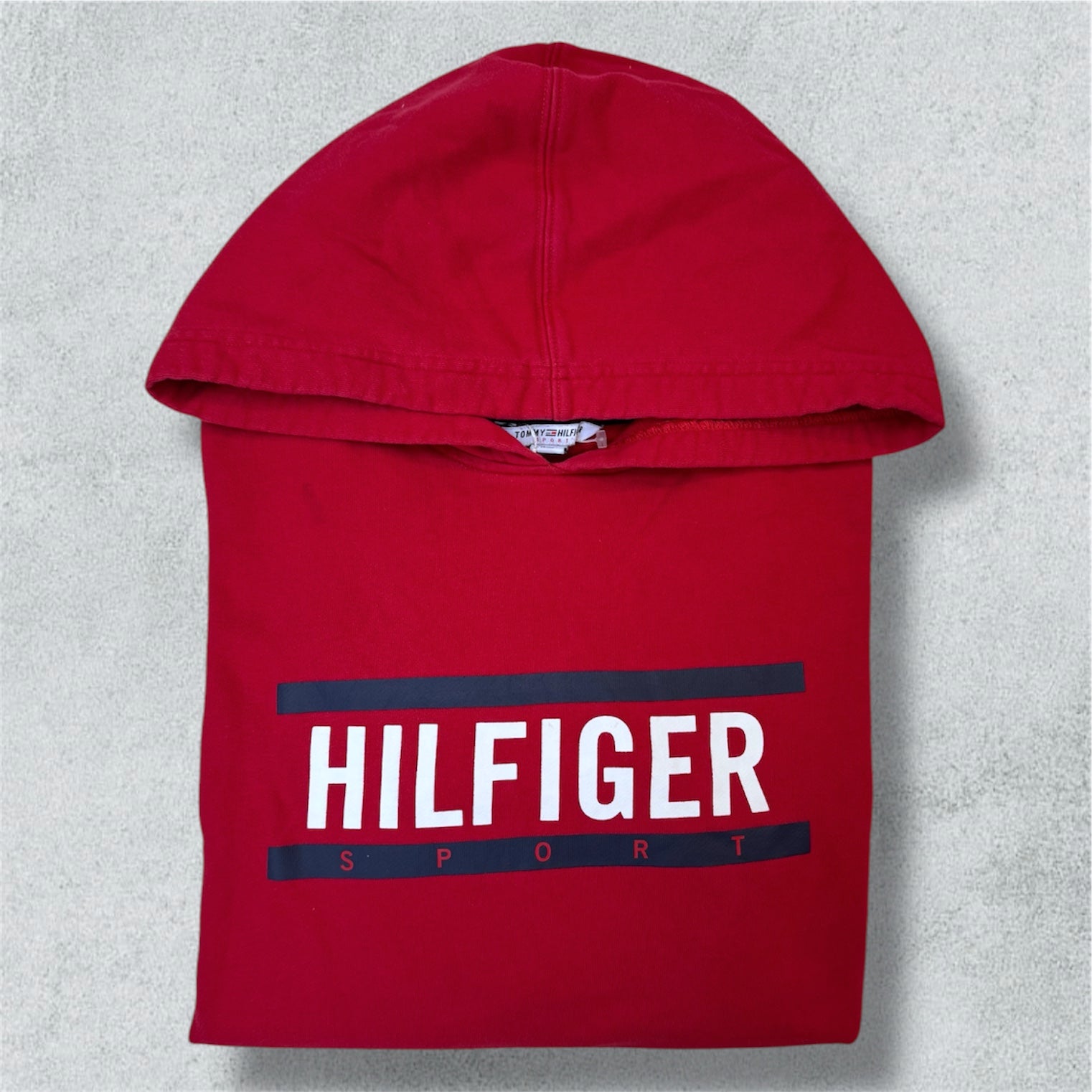 Tommy Hilfiger Classic Red Hoodie (M) - NABE vintage