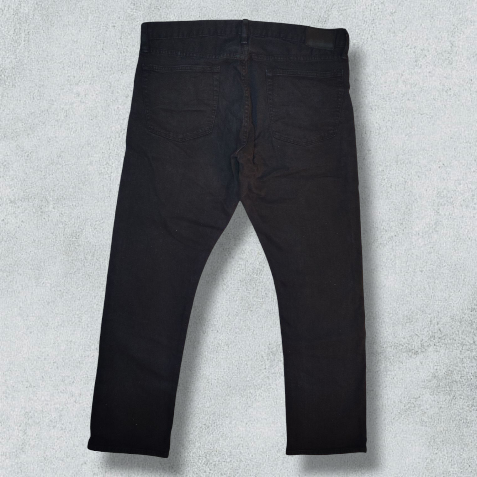 Vintage Ralph Lauren Mens Straight Leg Jeans Black - NABE vintage